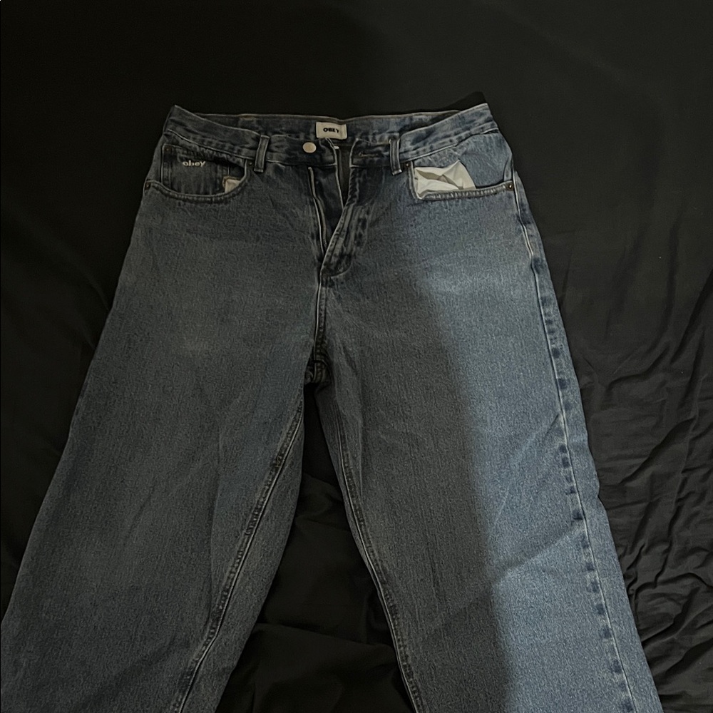 Obey blue Baggy jeans size 32